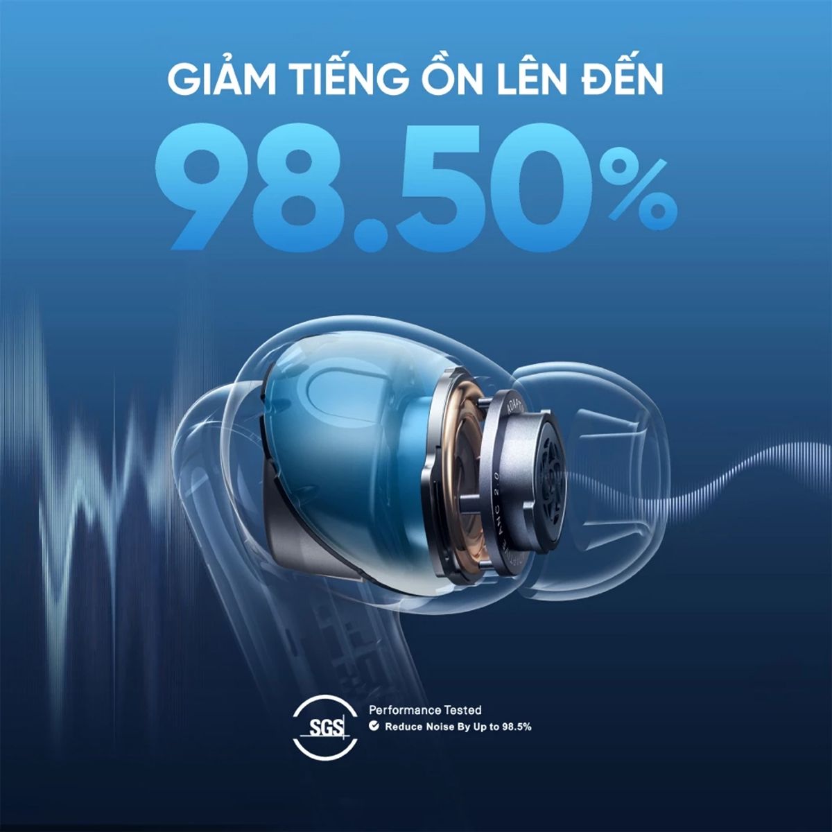 Tai nghe không dây chống ồn Anker Soundcore Liberty 4 NC