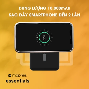 Pin sạc dự phòng không dây Mophie Essentials Snap+ Powerstation 10,000mAh