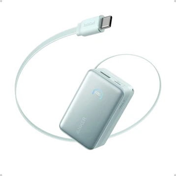 Pin sạc dự phòng Anker Nano A1638 10000mAh 45W 1C1A tích hợp cáp USB-C