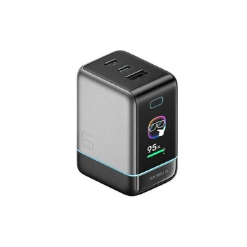 Sạc Cuktech 6 Ultra 2C1A 100W PD 3.0 QC 4.0 AVS 60W màn hình AD653U