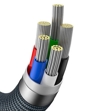 Cáp Baseus Crystal Shine USB-C to Lightning 2M