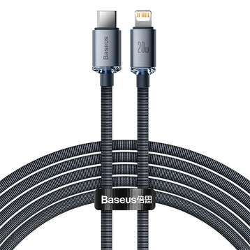Cáp Baseus Crystal Shine USB-C to Lightning 2M
