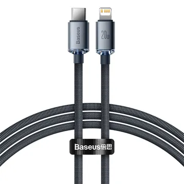 Cáp Baseus Crystal Shine USB-C to Lightning 2M