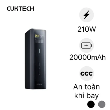 Pin Sạc Dự Phòng Cuktech CP24 LPB200NL 20000mAh 40W: Siêu Phẩm Tích Hợp Cáp Đỉnh Cao Cho Giới Công Nghệ
